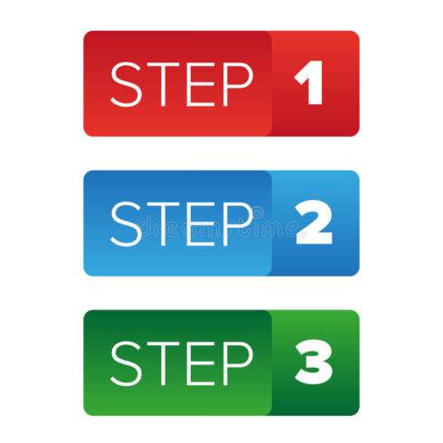step 1 to 3